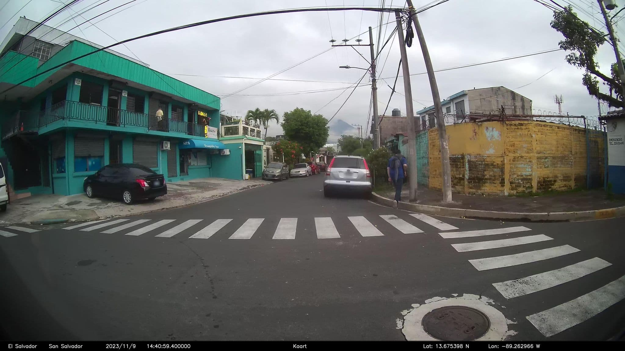 Street view near Hotel Merliot, Antiguo Cuscatlán — © kaart_2 (CC BY-SA · Mapillary)