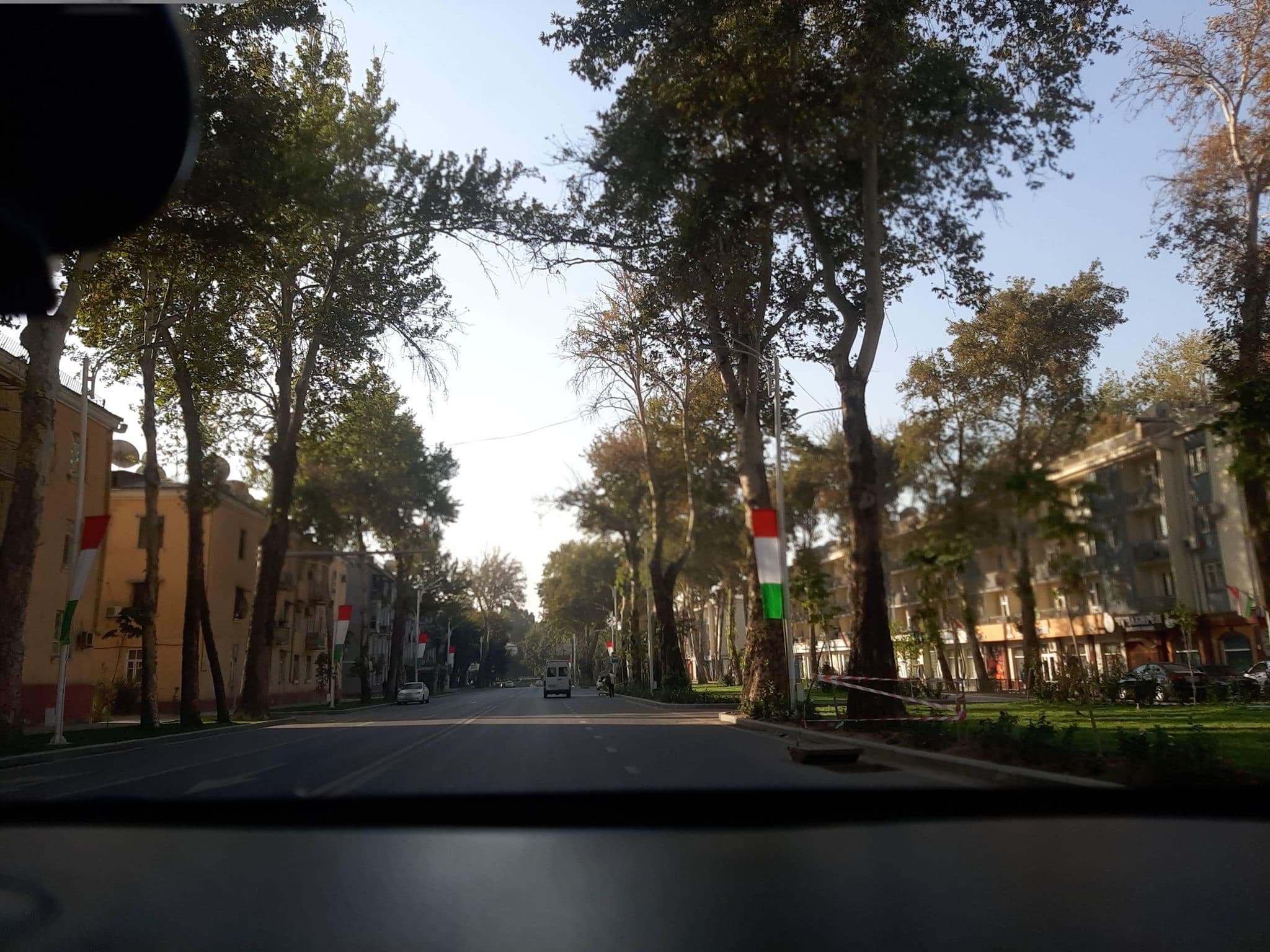 Street view near Aram Hotel, Dushanbe — © krah (CC BY-SA · Mapillary)