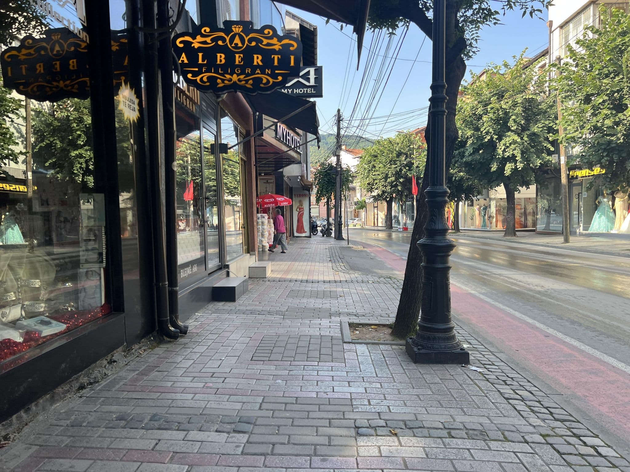 Street view near MyHotel, Prizren — © shogohirasawa (CC BY-SA · Mapillary)