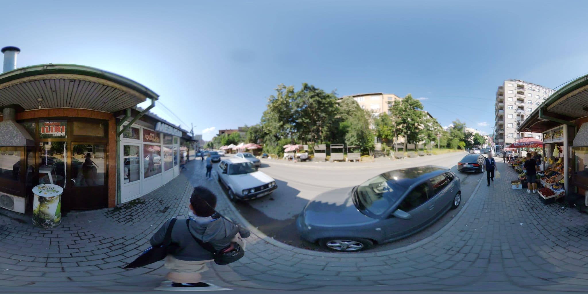 Street view near Hotel Credo, Prizren — © mapconcierge (CC BY-SA · Mapillary)