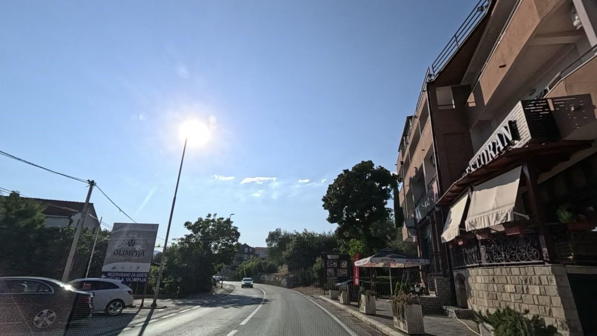 Street view near Hotel Olimpija plus - Garni Hotel Montenegro, Herceg Novi — © Cakalovski (CC BY-SA · Mapillary)