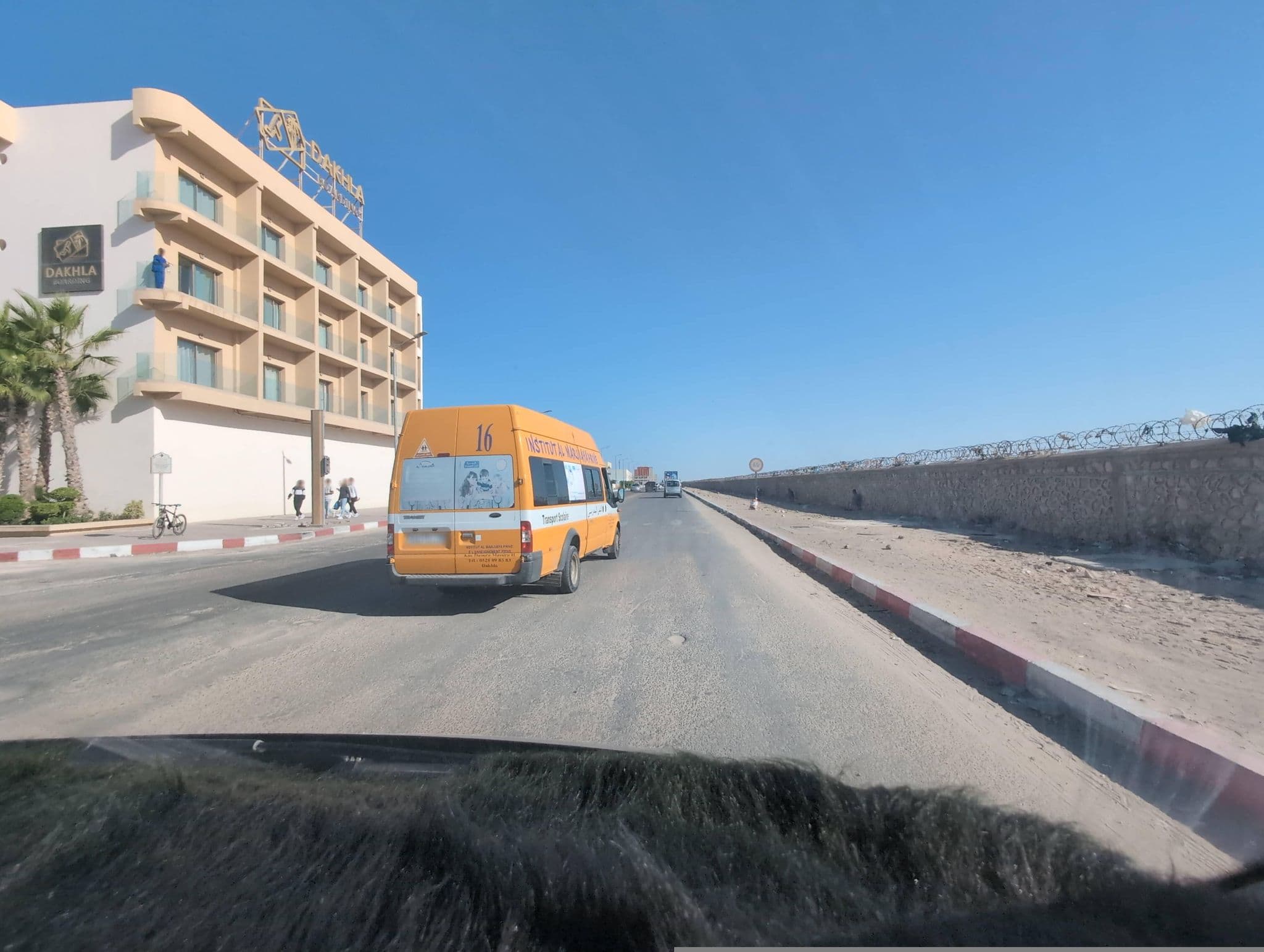 Street view near Dakhla Boarding Hotel & Restaurant, Dakhla — © tbo47 (CC BY-SA · Mapillary)