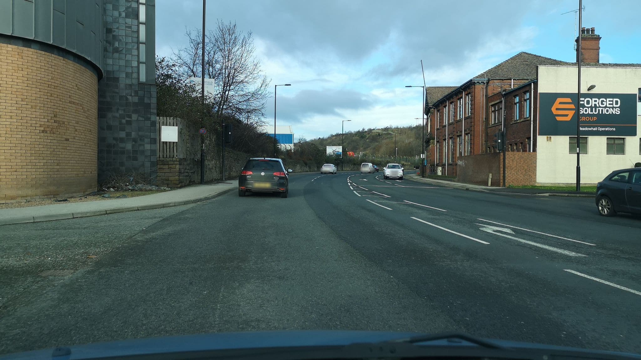 Street view near Travelodge Sheffield Meadowhall, Rotherham — © cuttlebug (CC BY-SA · Mapillary)