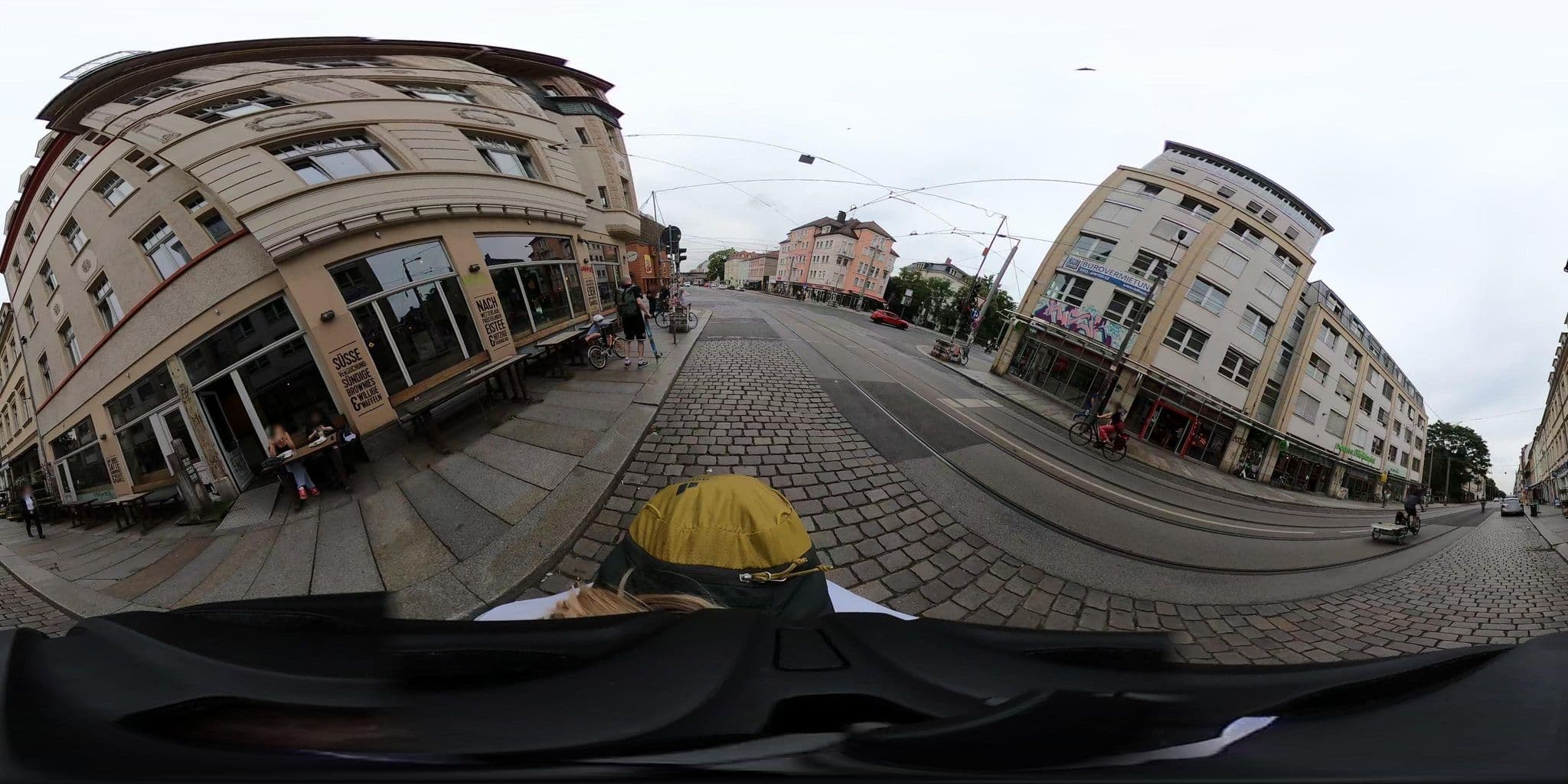 Street view near Dresden Neustadt Apartments, Äußere Neustadt — © geowatti (CC BY-SA · Mapillary)
