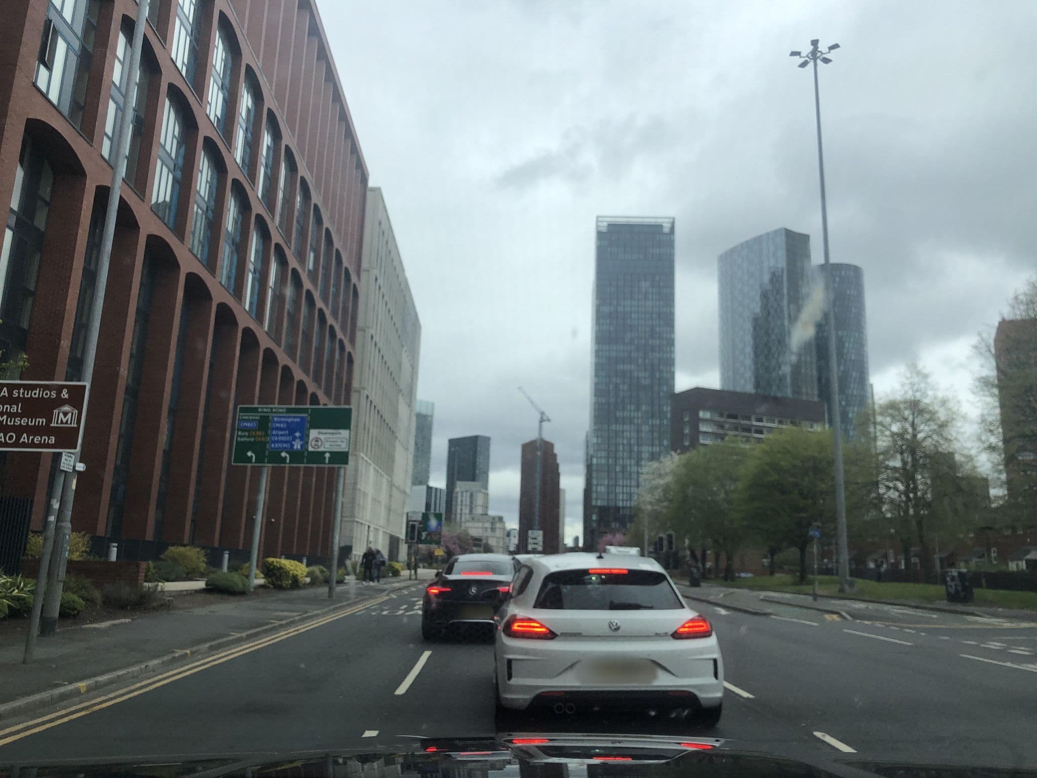 Street view near LUX LIVIN' APARTMENTS, Hulme — © laye (CC BY-SA · Mapillary)