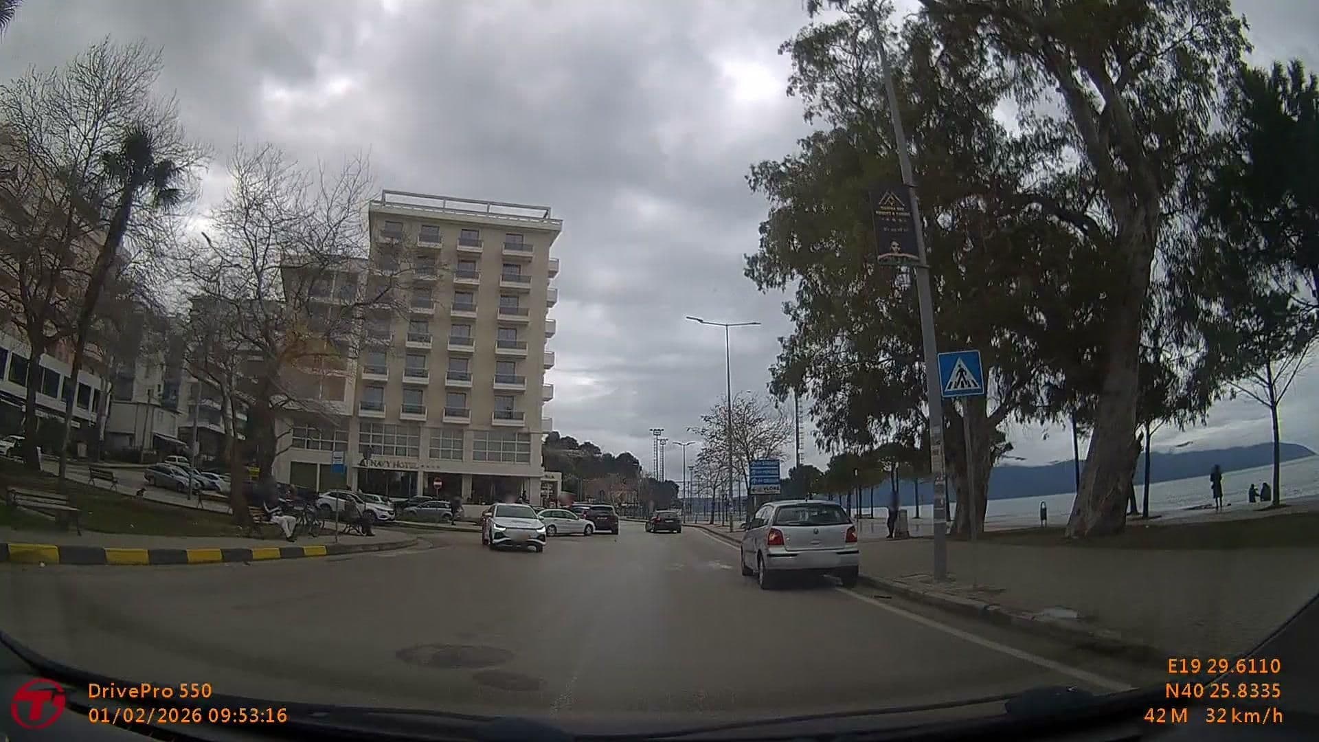 Street view near Yacht Hotel, Vlorë — © denisju_osm (CC BY-SA · Mapillary)