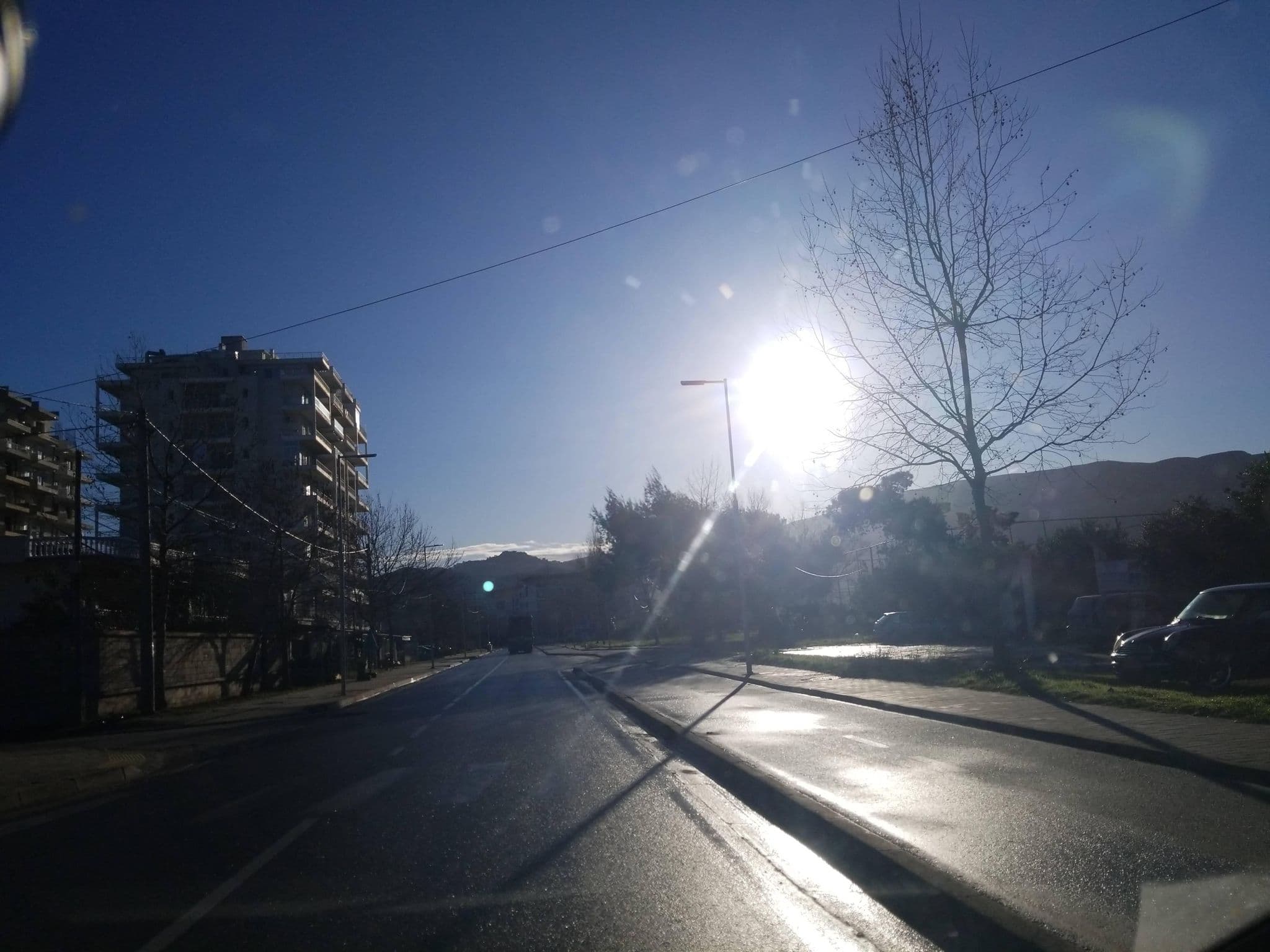 Street view near Grand Europa Hotel, Vlorë — © denisju_osm (CC BY-SA · Mapillary)