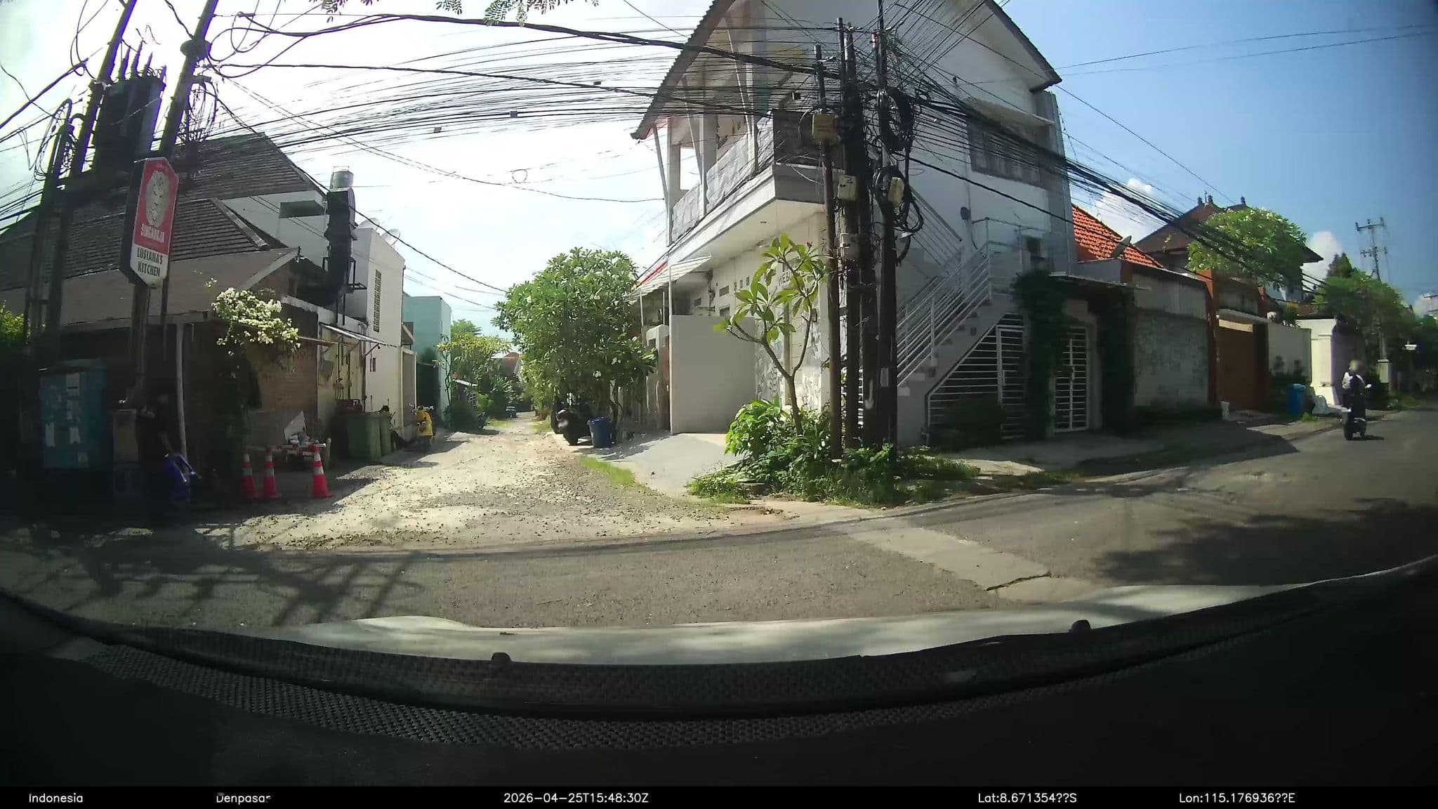 Street view near Boarding house, Legian