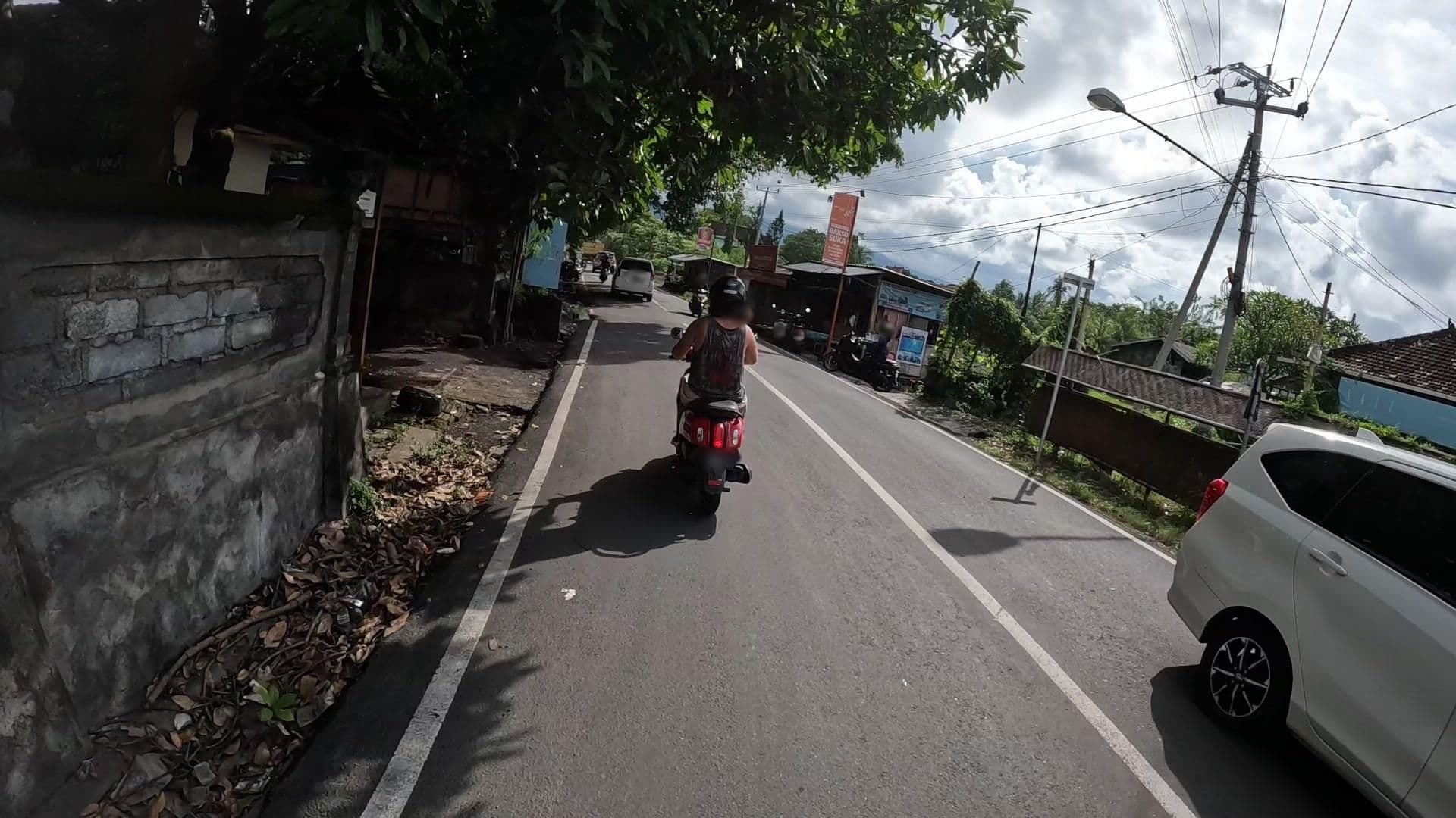 Street view near Surya Amed Beach, Amlapura
