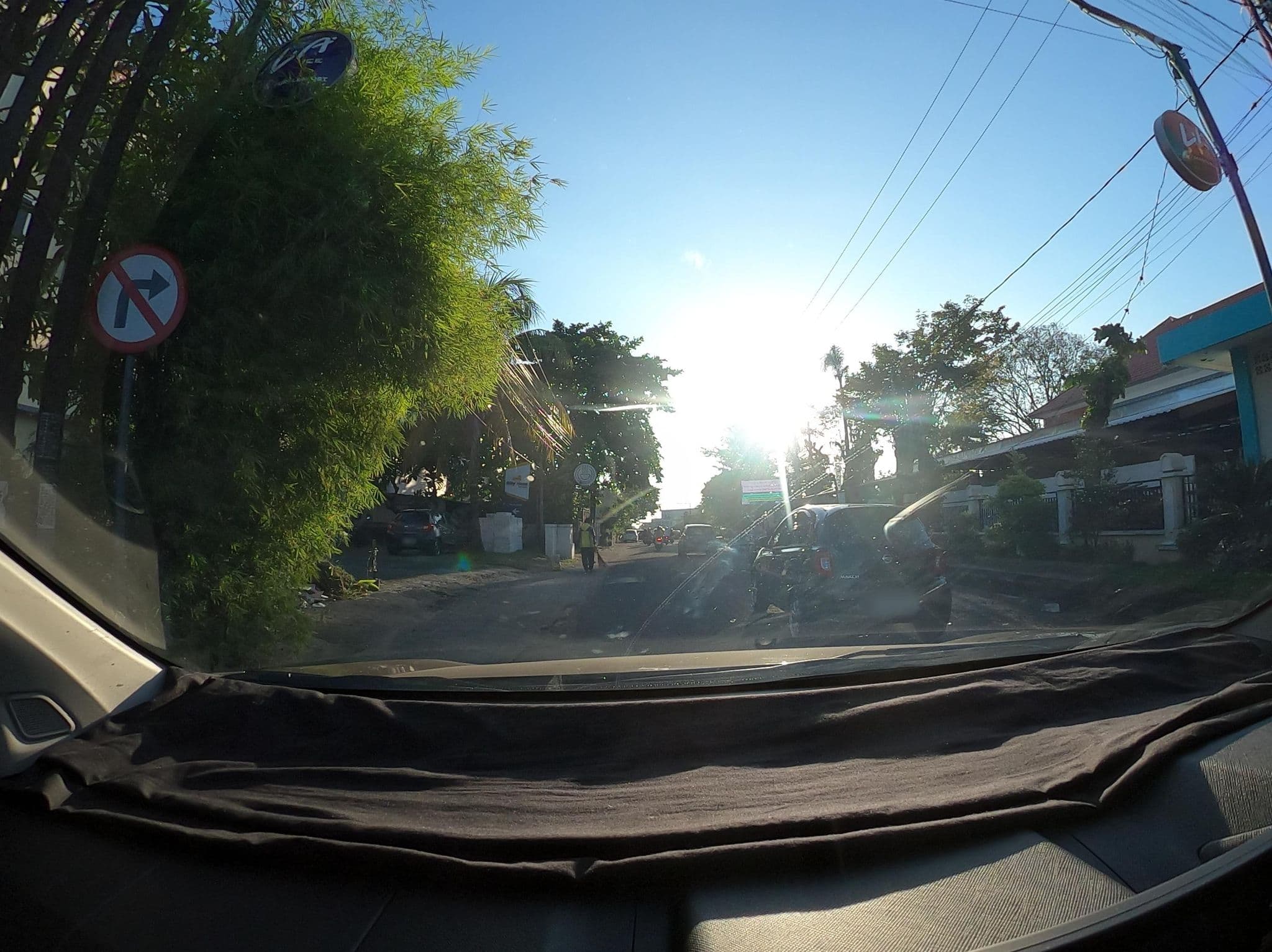 Street view near Hotel City, Mataram