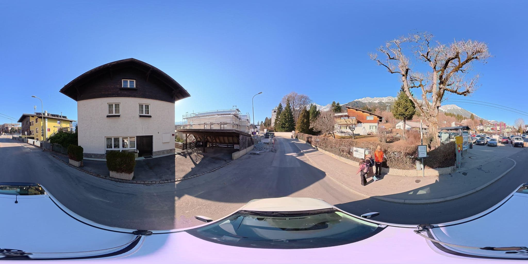 Street view near Cafe Pension Alpina, Mühlau — © osmplus_org (CC BY-SA · Mapillary)