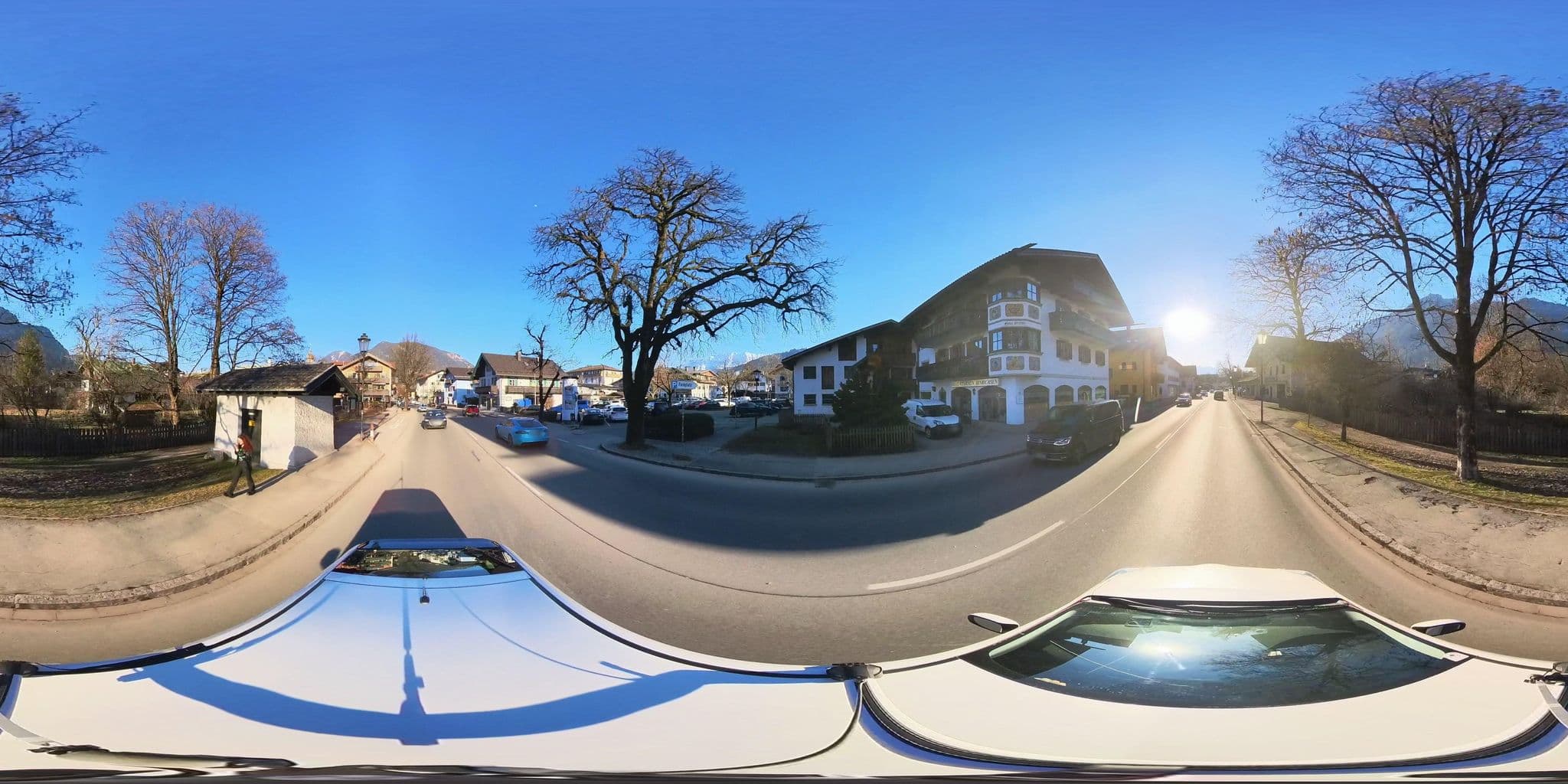 Street view near Gästehaus Riesch, Garmisch-Partenkirchen