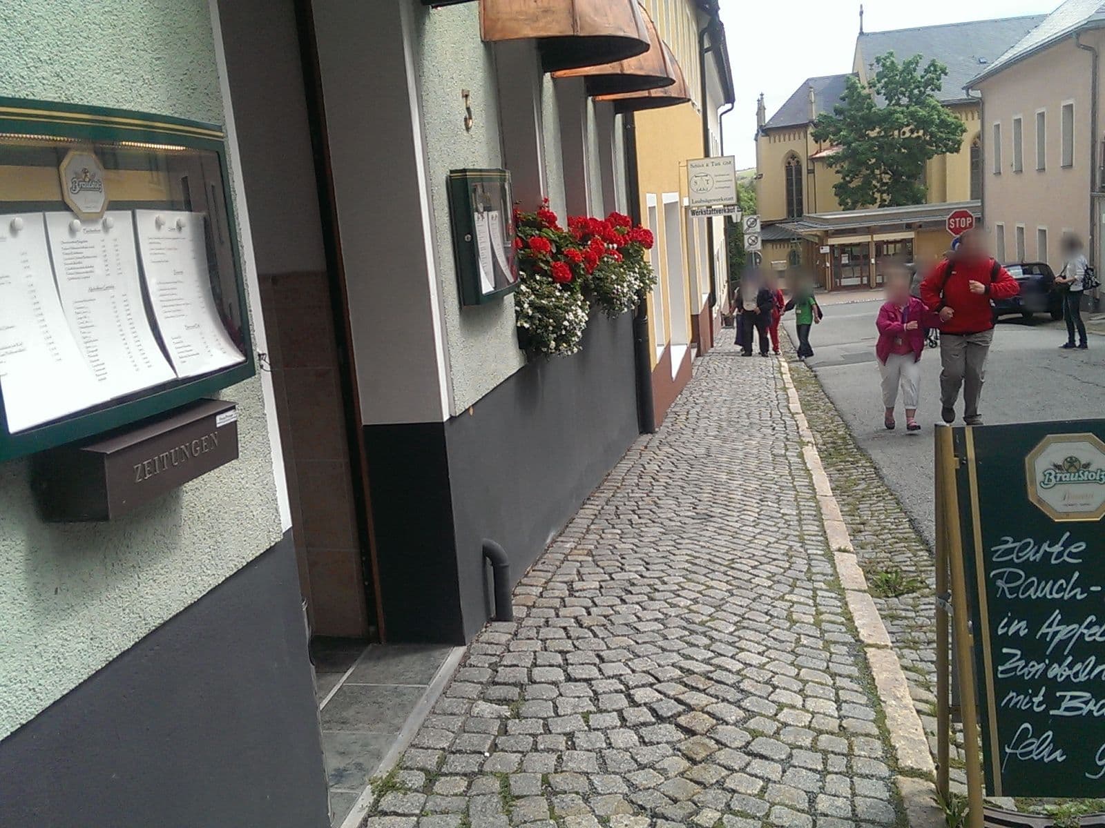 Street view near Pension Glückauf, Kurort Oberwiesenthal — © aceini (CC BY-SA · Mapillary)