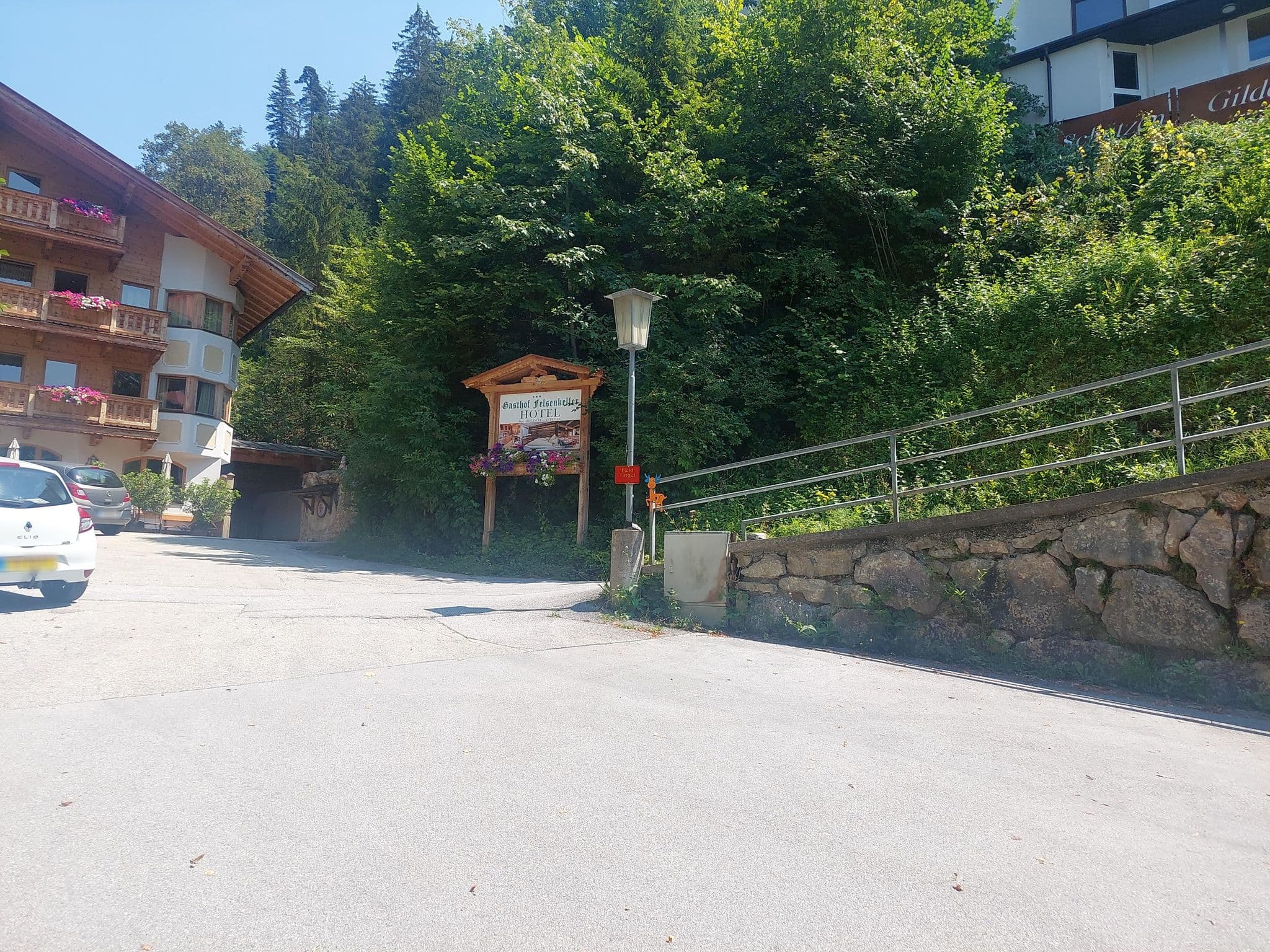 Street view near Gasthof Felsenkeller, Mitterndorf — © viavista (CC BY-SA · Mapillary)