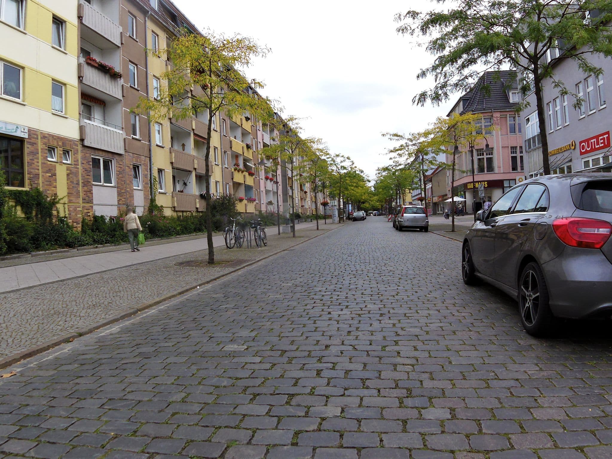 Street view near Hotel Germania, Wittenberge — © zoegglmeyr (CC BY-SA · Mapillary)