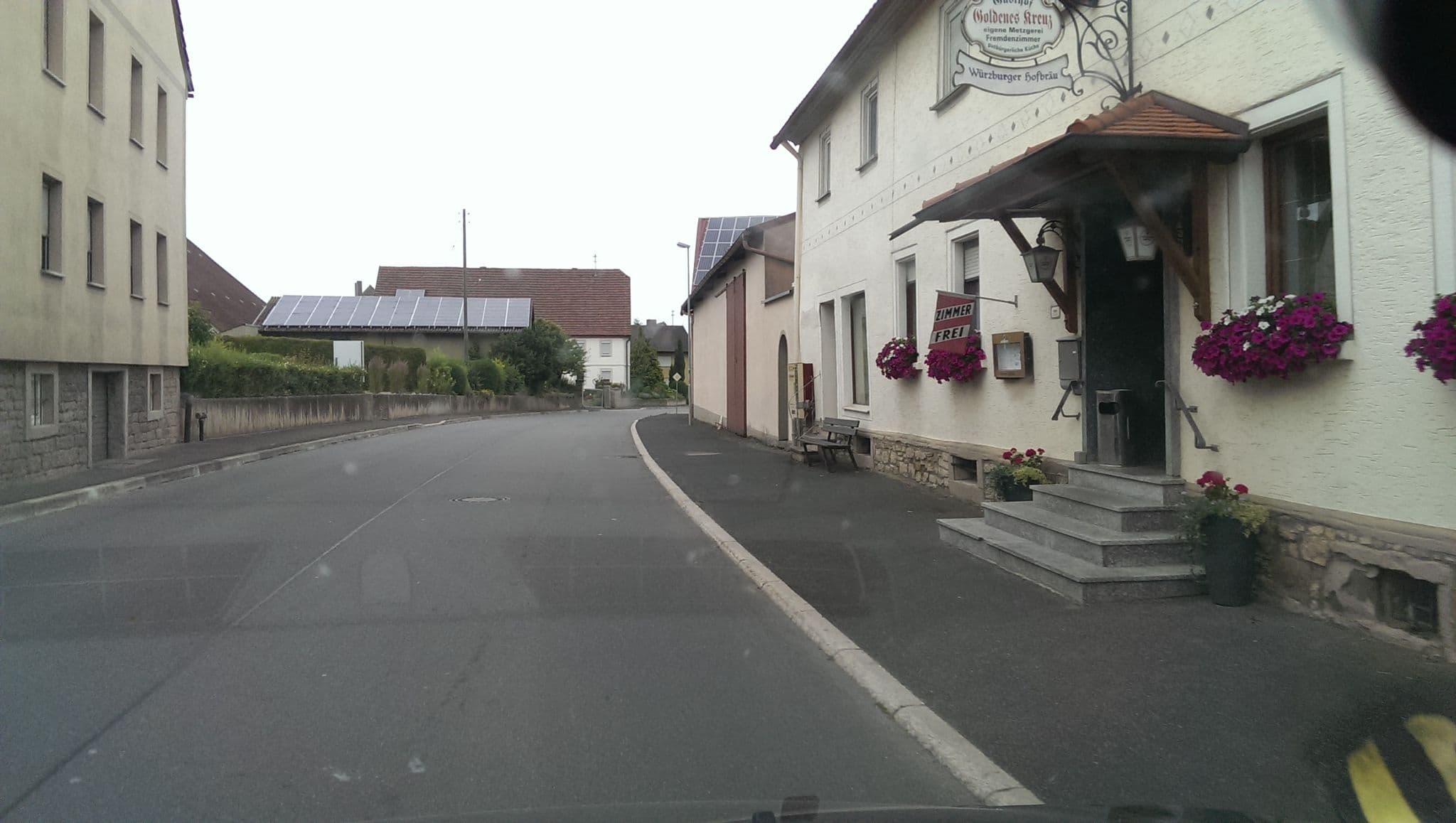 Street view near Gasthof Goldenes Kreuz, Bütthard — © bufonto (CC BY-SA · Mapillary)