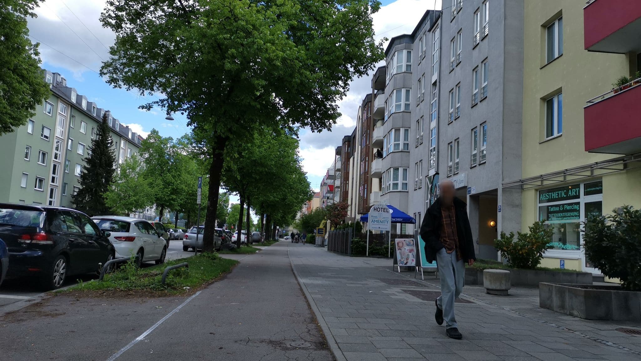 Street view near Hotel Amenity München, Munich