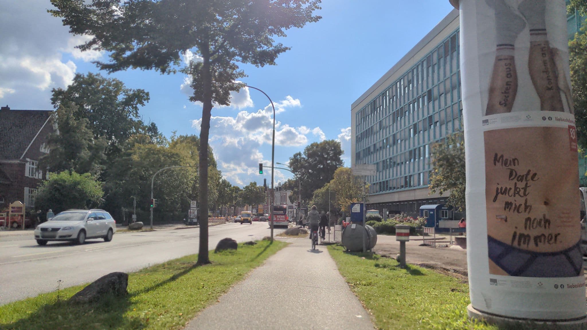 Street view near Kaiserhof, Lübeck — © rasmustravemnd (CC BY-SA · Mapillary)