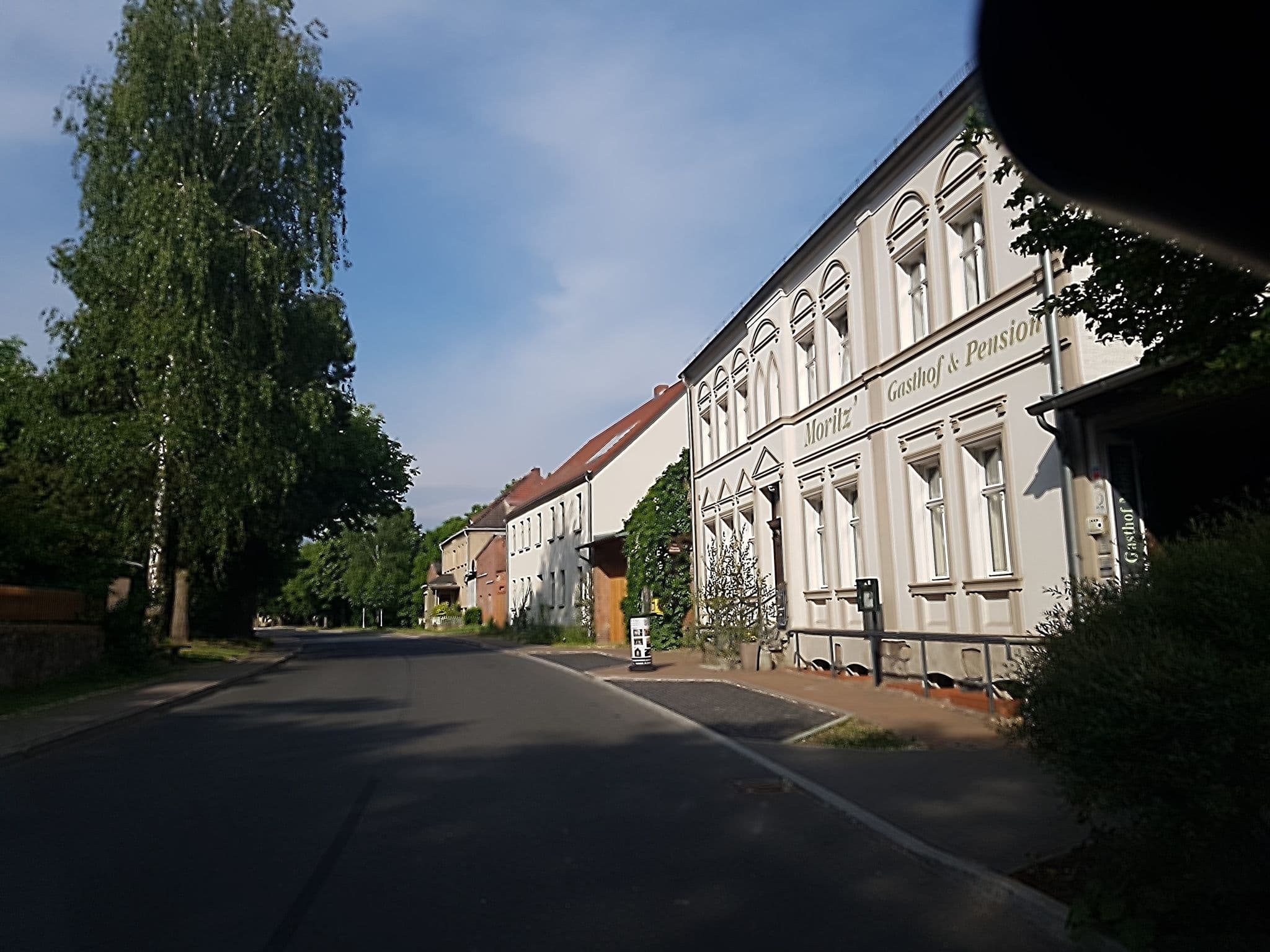 Street view near Gasthof Moritz, Niemegk — © dsmm (CC BY-SA · Mapillary)