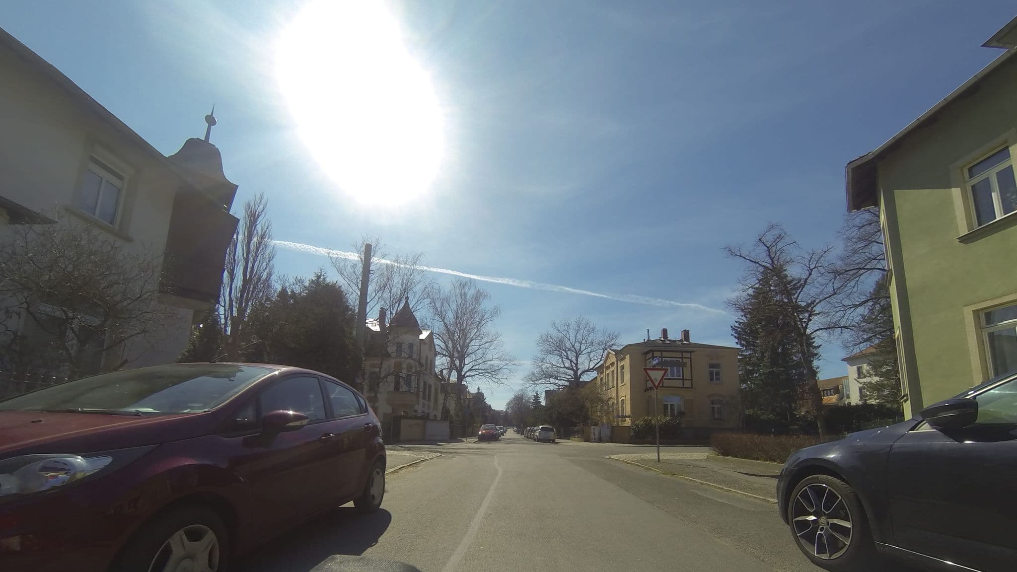 Street view near Pension Sonntag, Klotzsche — © utack (CC BY-SA · Mapillary)