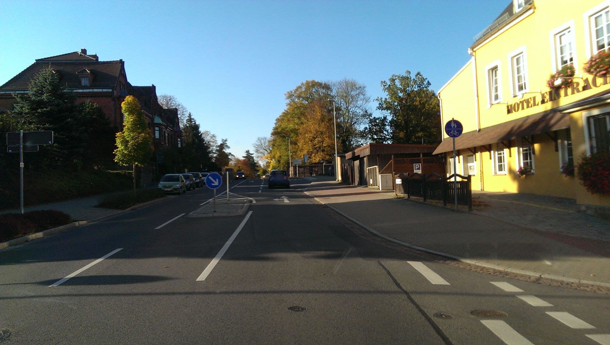 Street view near Hotel Eintracht, Mittweida — © bufonto (CC BY-SA · Mapillary)