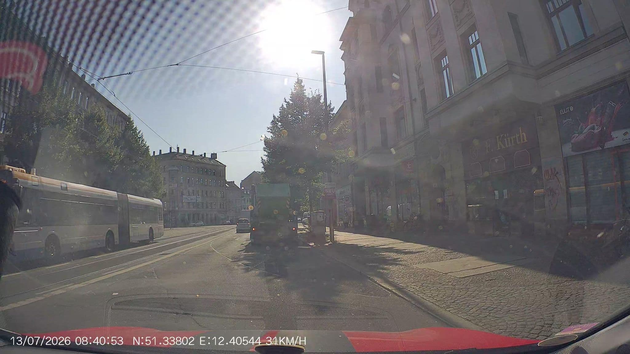 Street view near prima, Leipzig — © AR88 (CC BY-SA · Mapillary)