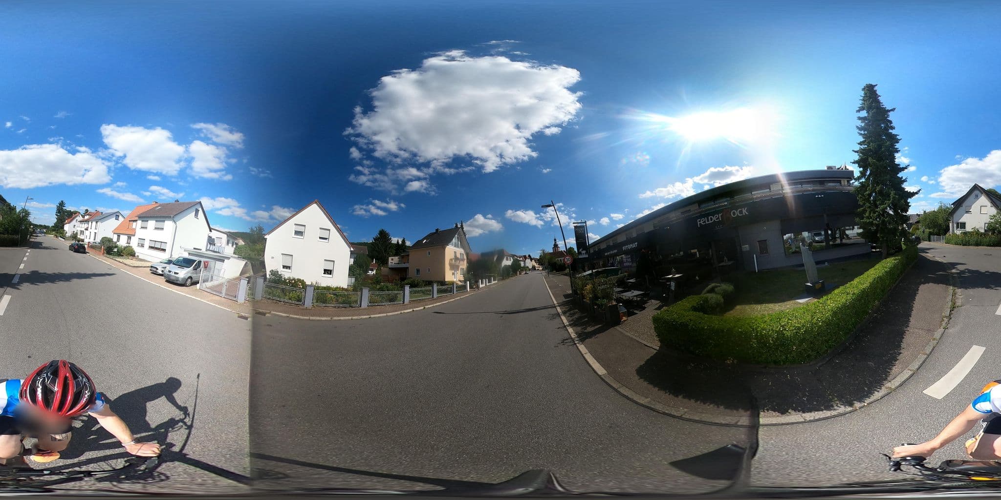 Street view near Hotel Restaurant Felderbock, Nußloch — © RadNETZ (CC BY-SA · Mapillary)
