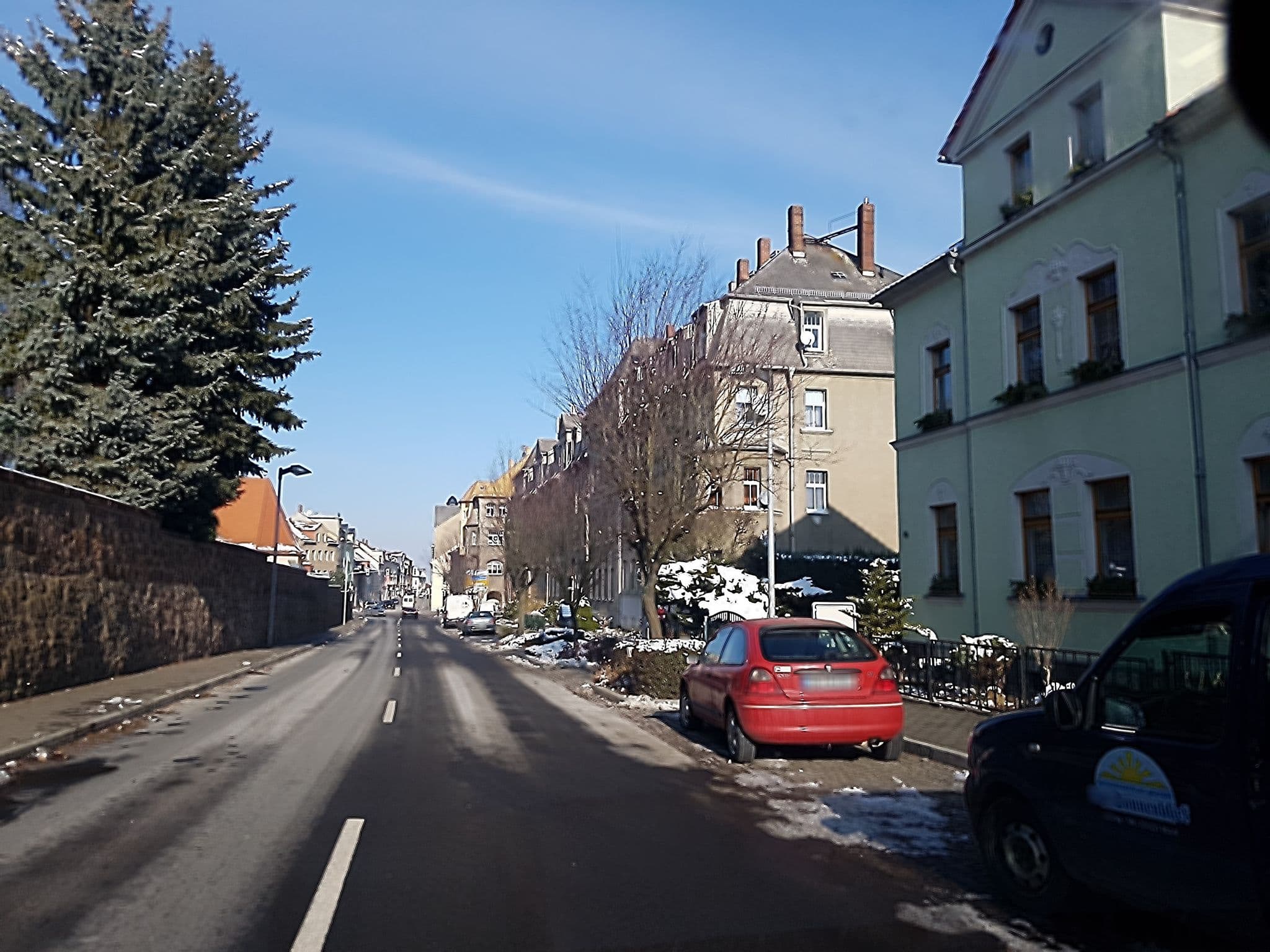 Street view near Pension Rauch, Leisnig — © dsmm (CC BY-SA · Mapillary)