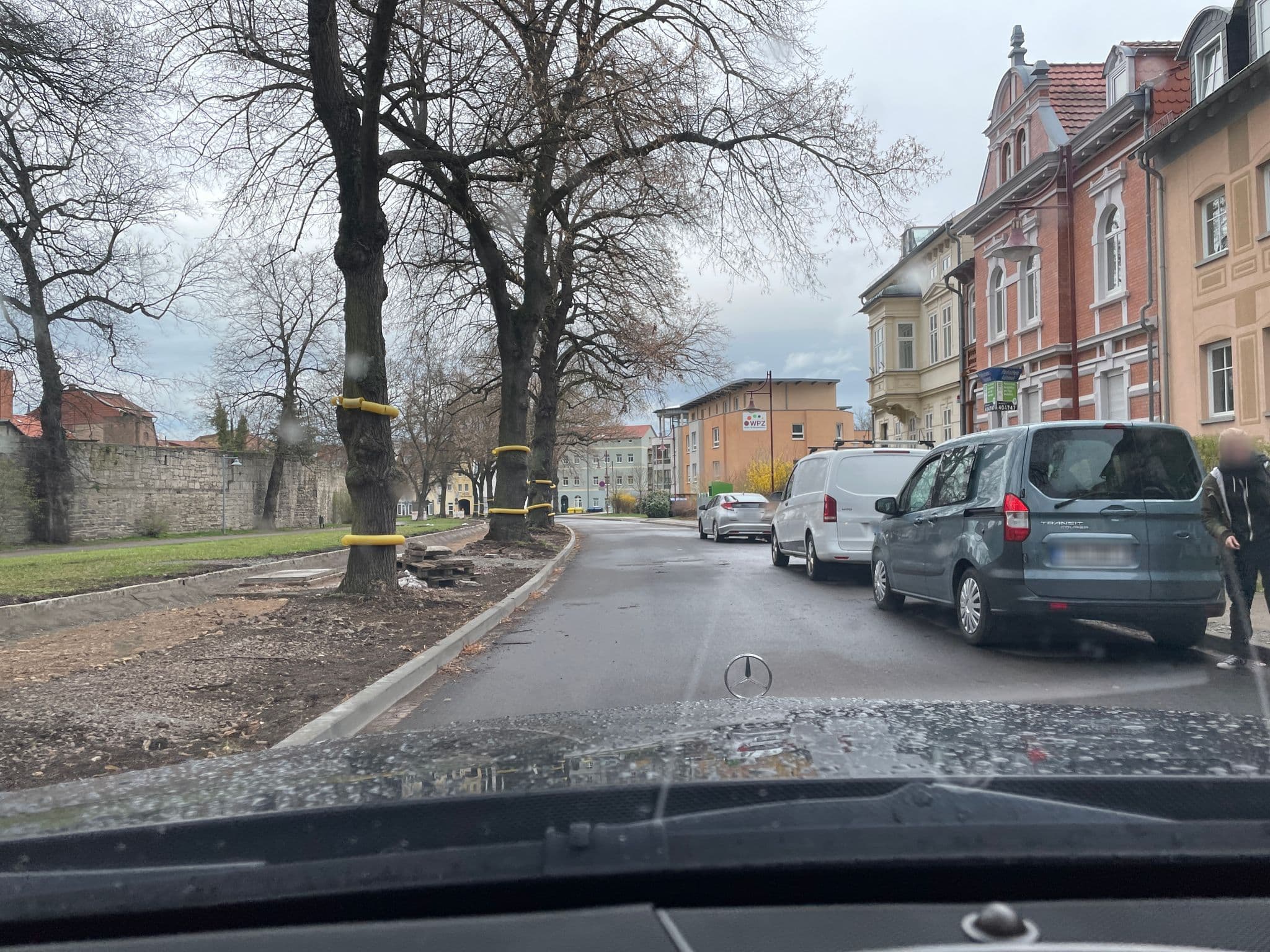 Street view near Villa Lindenbühl, Mühlhausen — © saschahaberkorn (CC BY-SA · Mapillary)