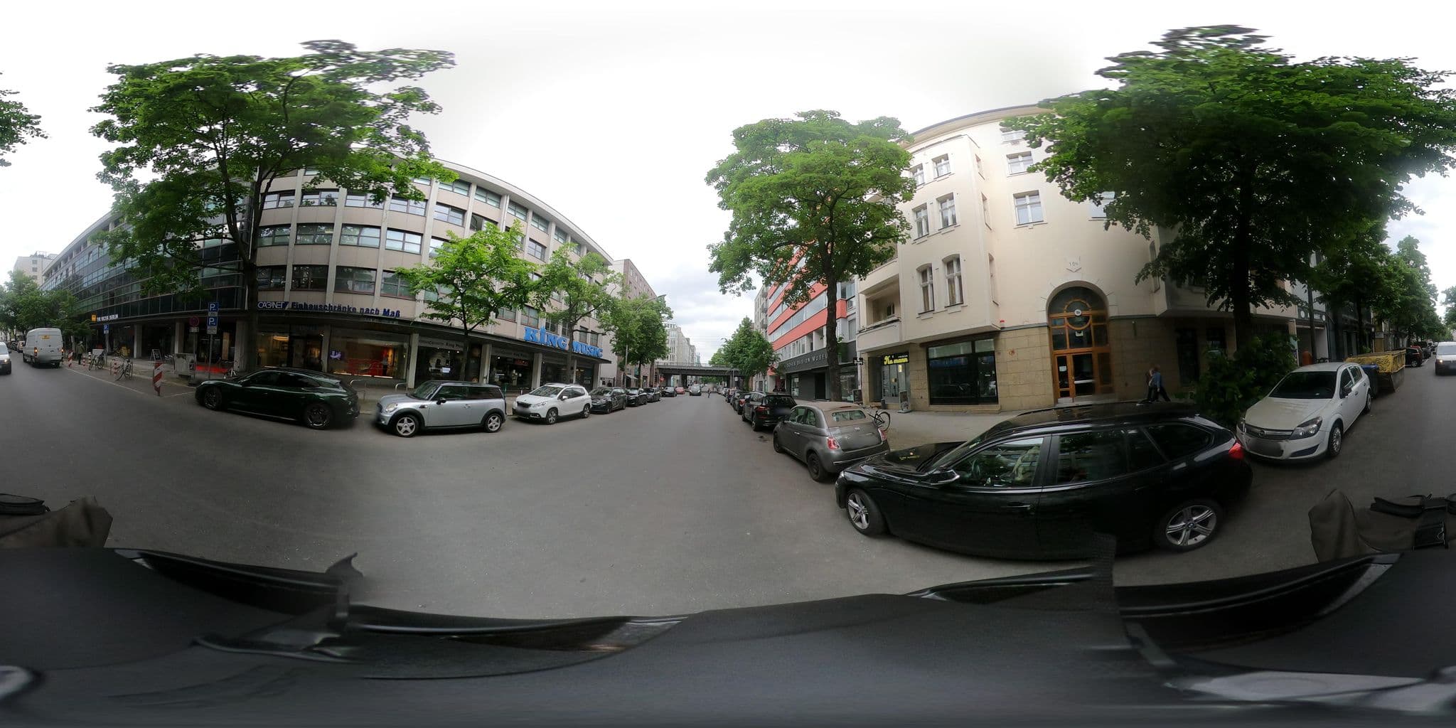 Street view near Vega Aparthotel, Schöneberg — © mlvln (CC BY-SA · Mapillary)