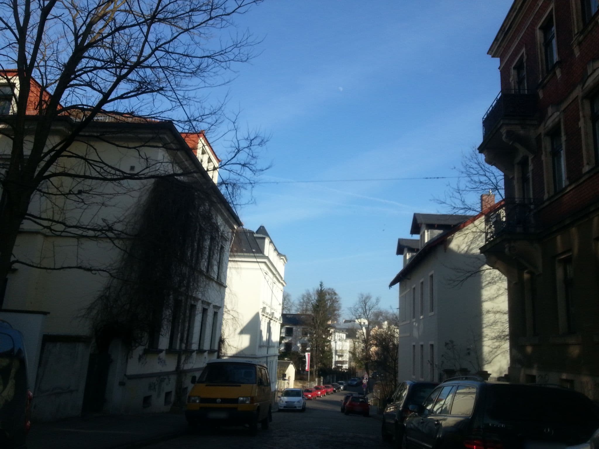 Street view near Holger's Ferienwohnung, Äußere Neustadt — © emploi (CC BY-SA · Mapillary)
