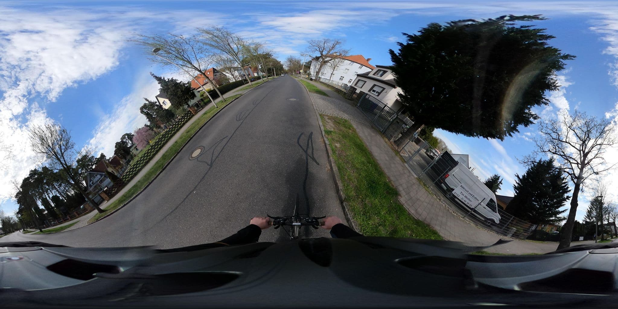 Street view near Pension Gino, Zeuthen — © w-c (CC BY-SA · Mapillary)