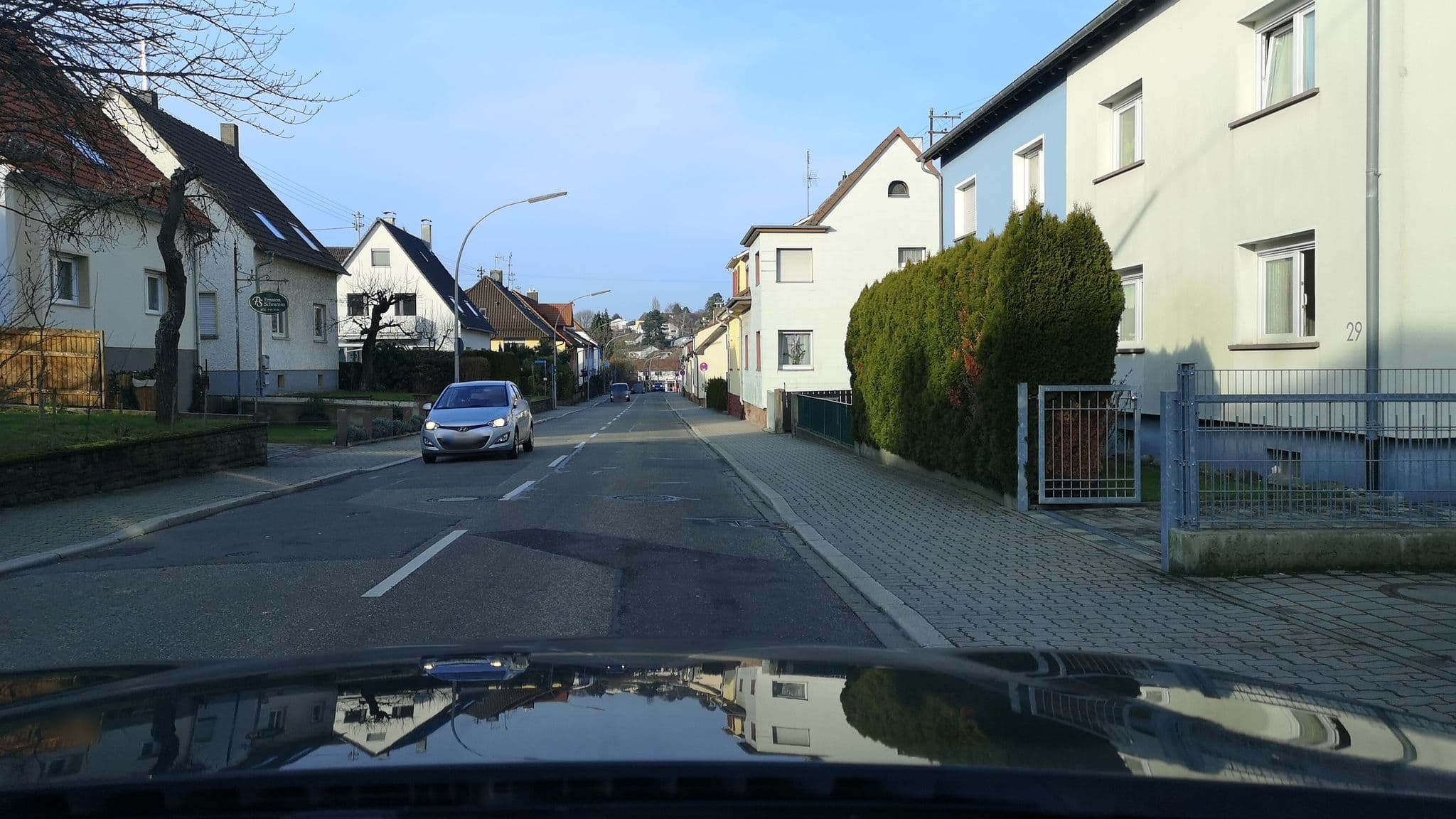 Street view near Pension Schramm, Ettlingen — © skiloo (CC BY-SA · Mapillary)