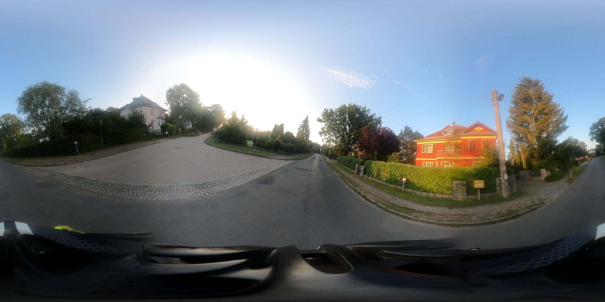 Street view near Pension Wendt, Woltersdorf — © stefanhrt (CC BY-SA · Mapillary)