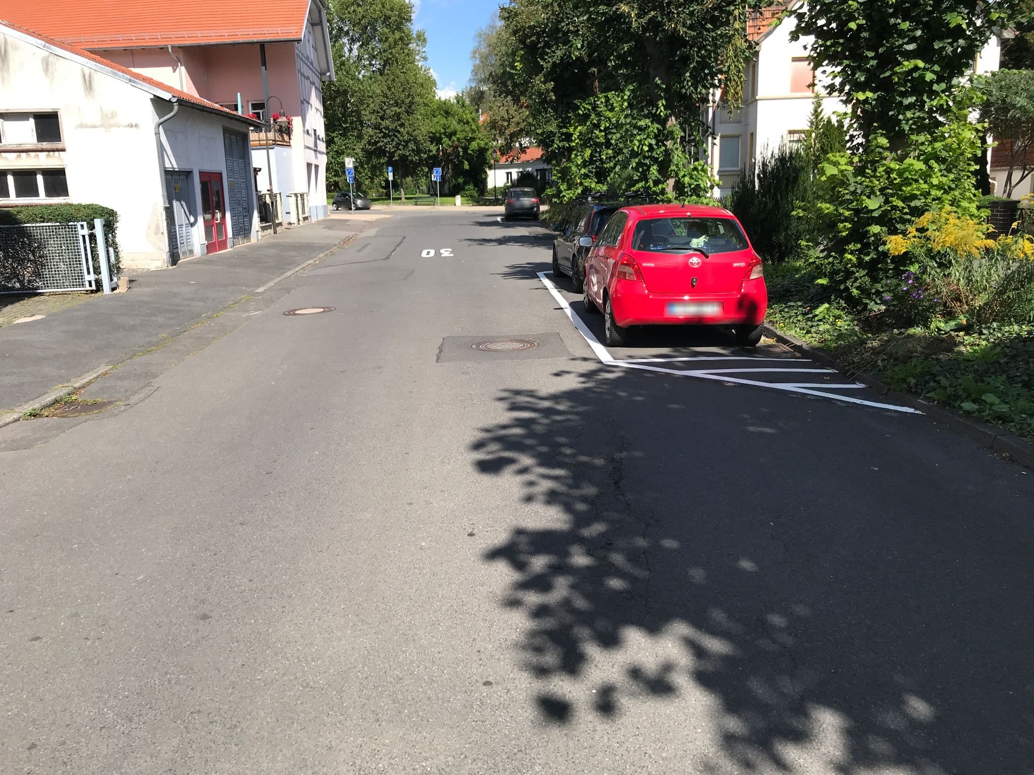 Street view near Pension Schulz, Bad Sooden-Allendorf — © fuldata (CC BY-SA · Mapillary)