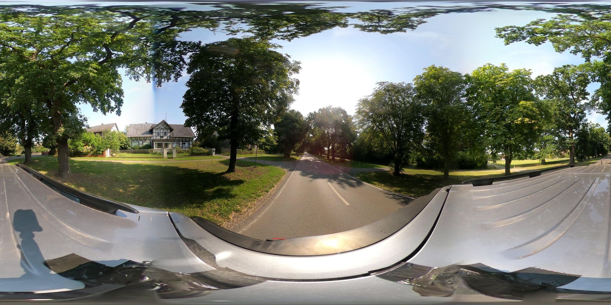 Street view near Designorientiertes historisches Bauernhaus, Klein Gusborn — © Mobilitaetswerk (CC BY-SA · Mapillary)