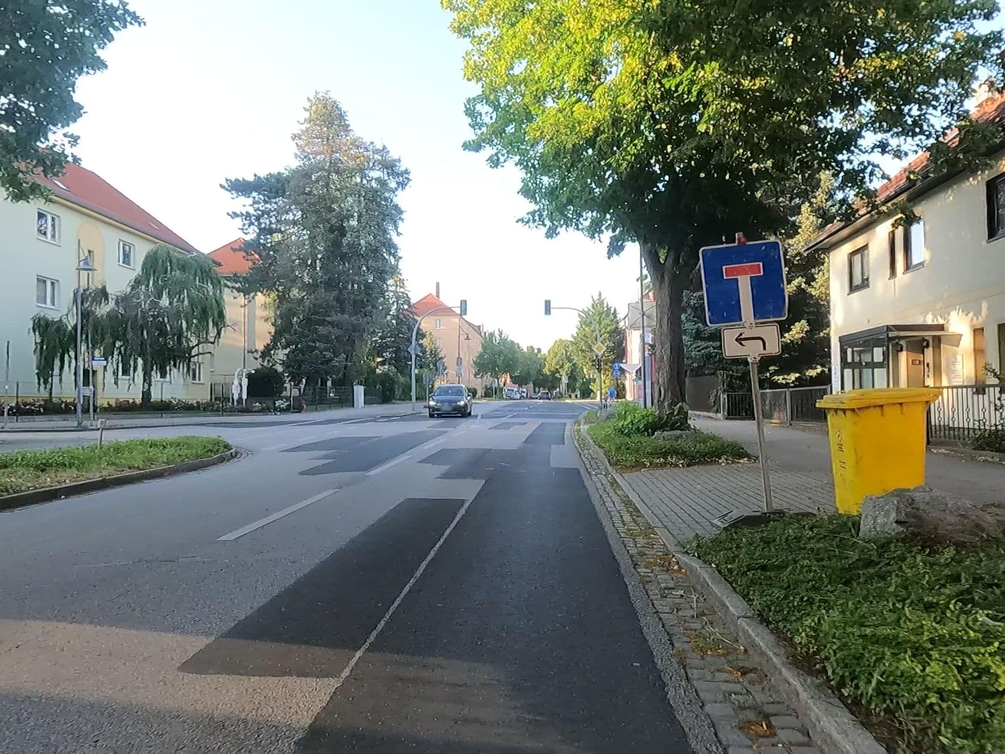 Street view near Kiautschau Pension, Kamenz — © Reini2407 (CC BY-SA · Mapillary)