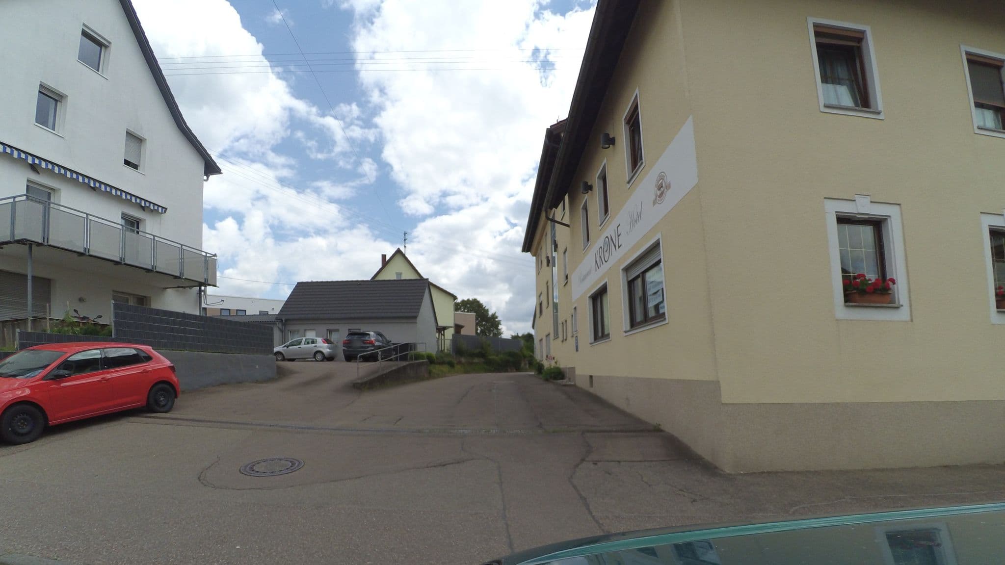 Street view near Hotel Krone, Waldstetten — © wegavision (CC BY-SA · Mapillary)