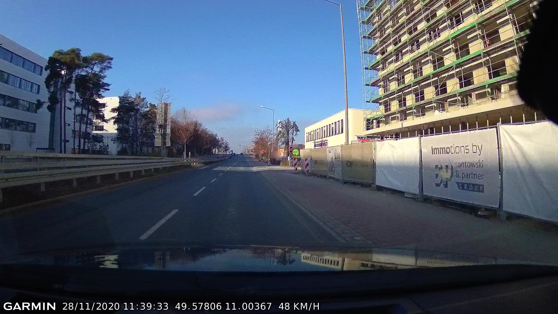 Street view near the niu Cure, Erlangen — © curtisnewton (CC BY-SA · Mapillary)