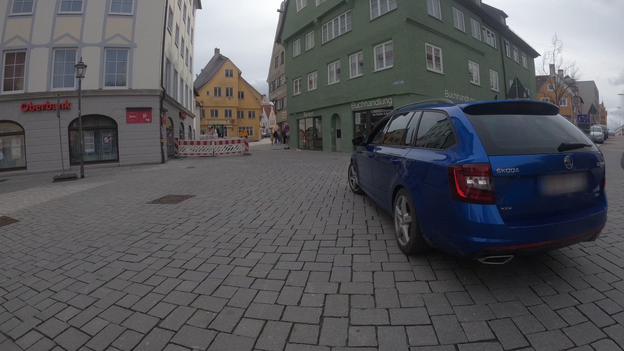 Street view near Hotel Falken, Memmingen — © grynaeno (CC BY-SA · Mapillary)