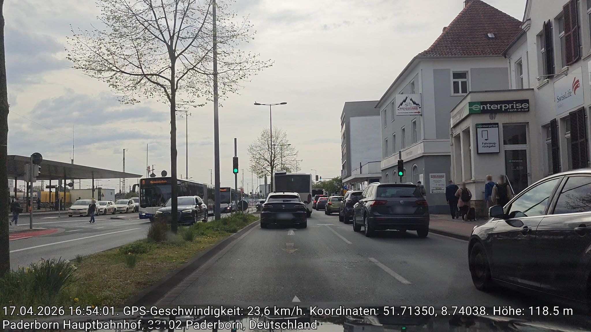 Street view near Intercity Paderborn, Paderborn — © amenophis (CC BY-SA · Mapillary)