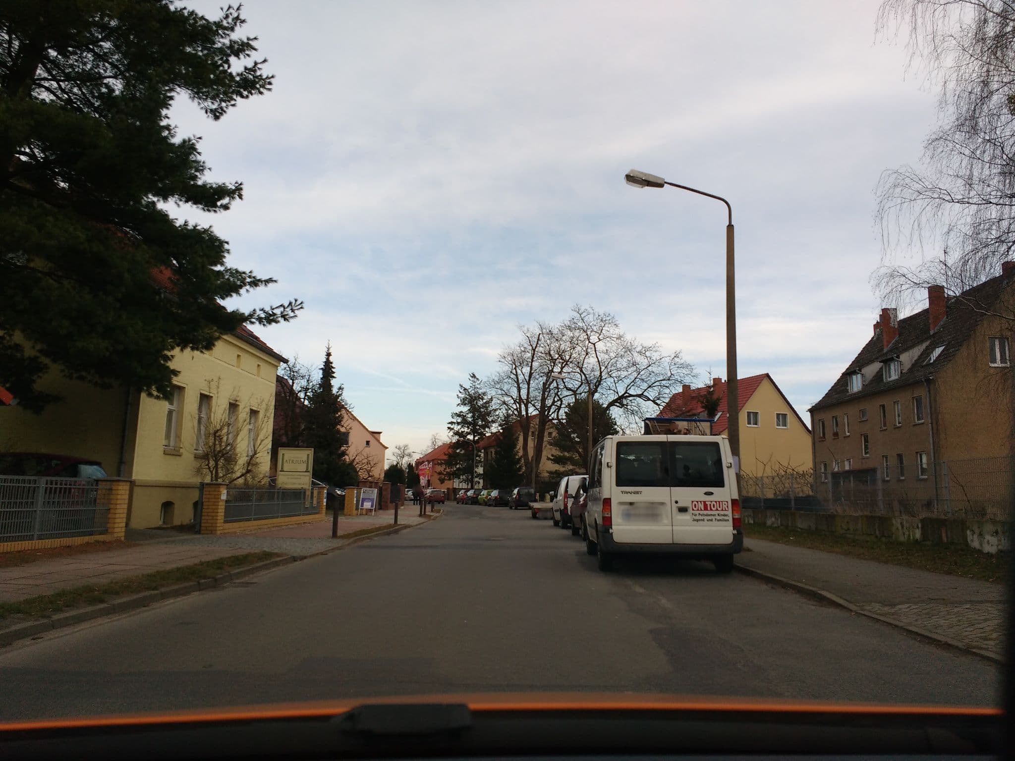 Street view near Gästehaus Atrium, Michendorf — © moenk (CC BY-SA · Mapillary)