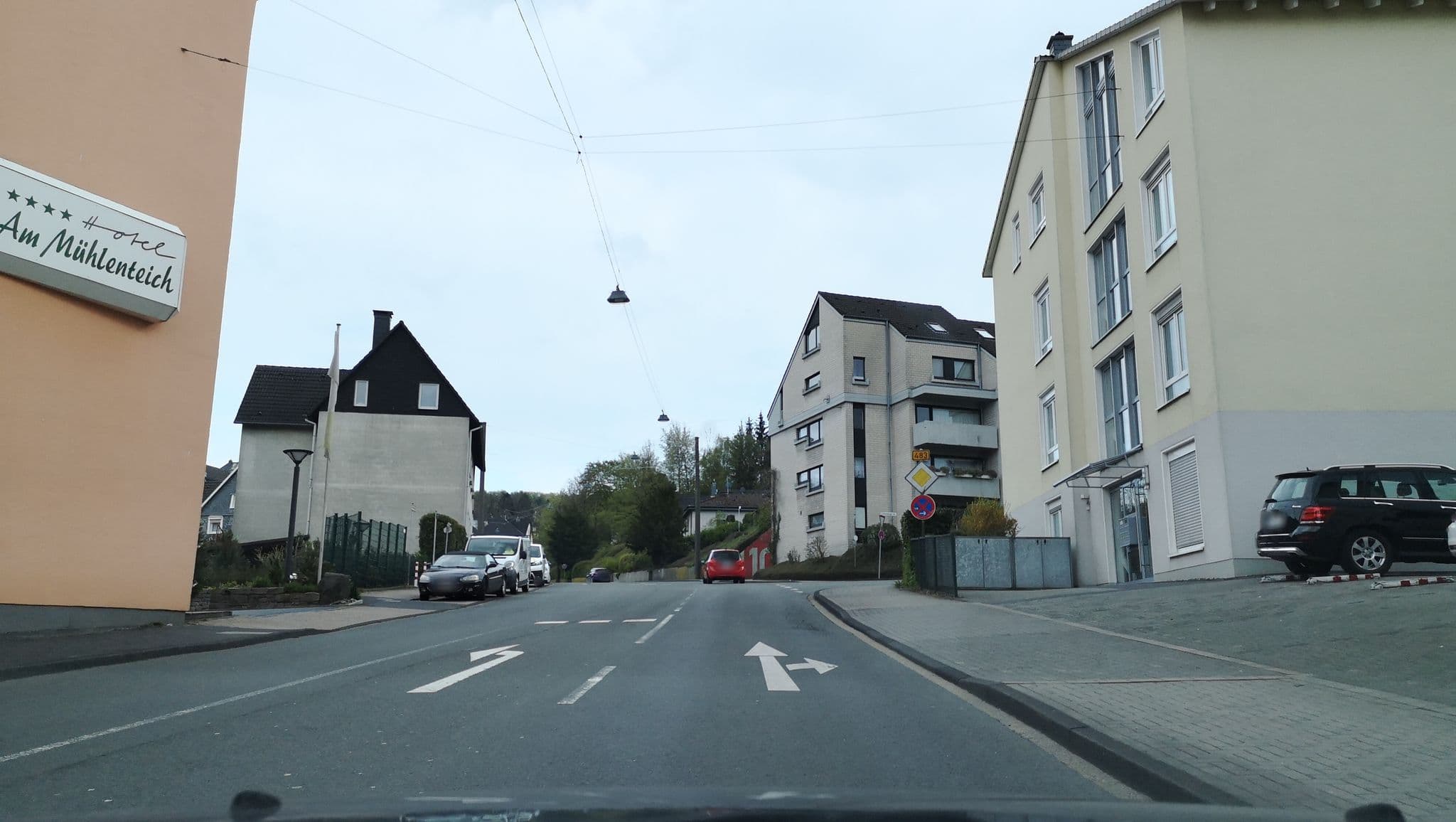 Street view near Hotel am Mühlenteich, Schwelm — © fuffel (CC BY-SA · Mapillary)