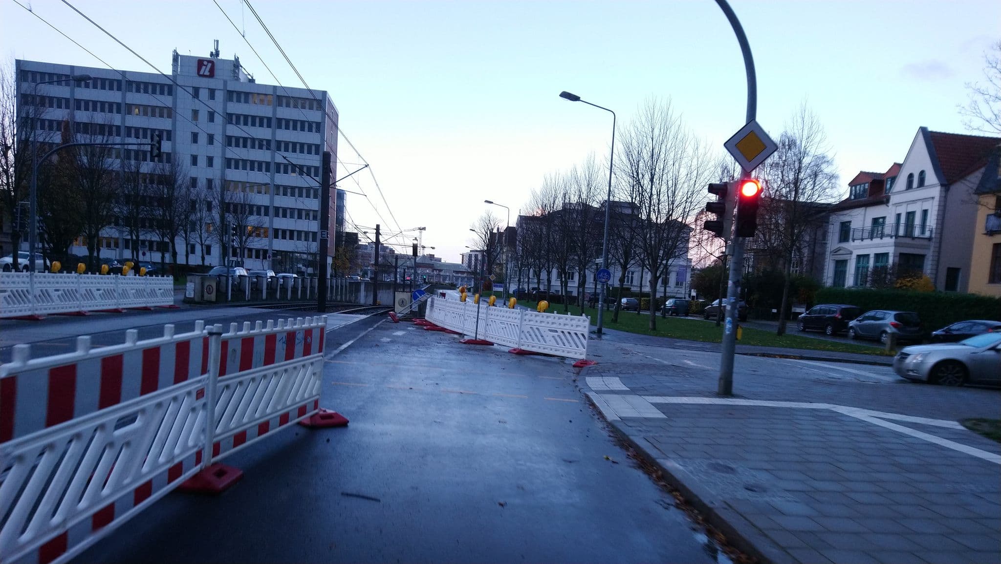 Street view near Hotel Stadtperle, Rostock — © 8of9 (CC BY-SA · Mapillary)