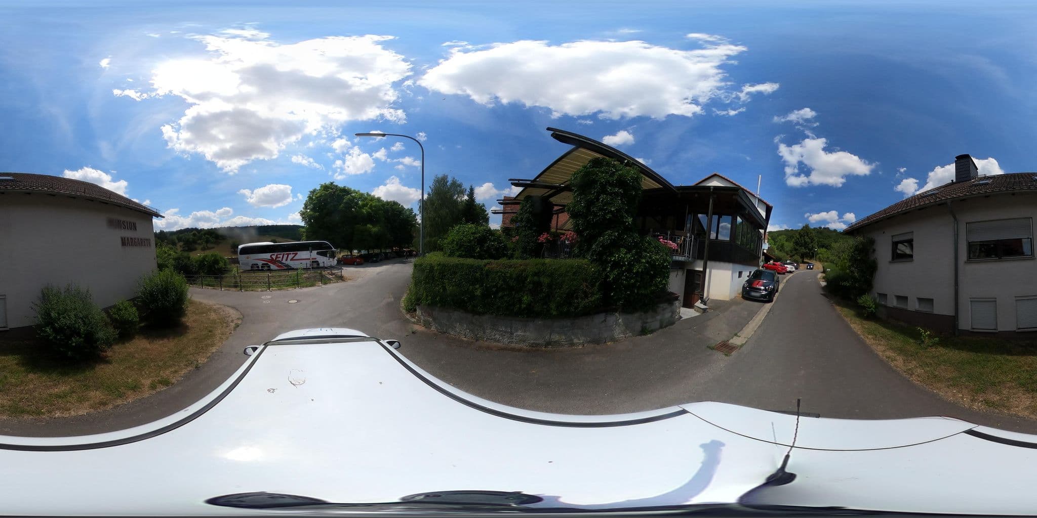 Street view near Pension Margarete, Oberschwarzach — © npmp (CC BY-SA · Mapillary)