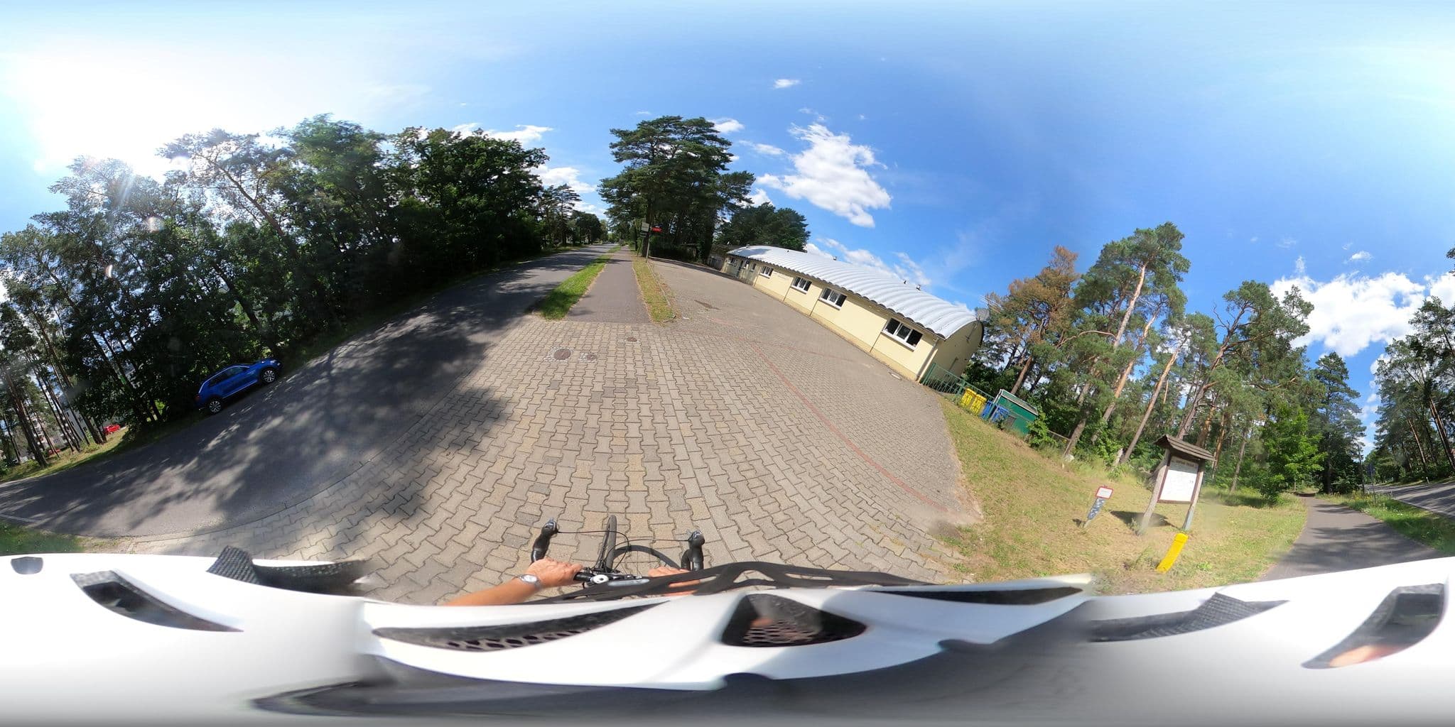 Street view near Pension Elfmeter, Rheinsberg — © DetlefM_ADFC_OPR (CC BY-SA · Mapillary)