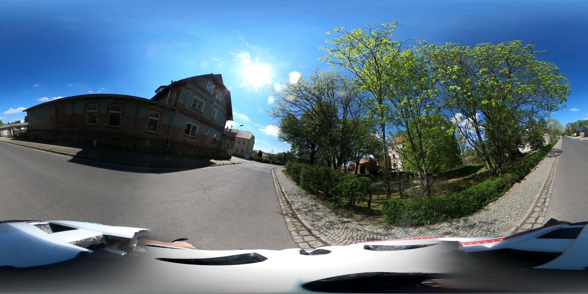 Street view near Pension & Restaurant "Friedländer Hof", Beeskow — © Oderradler (CC BY-SA · Mapillary)