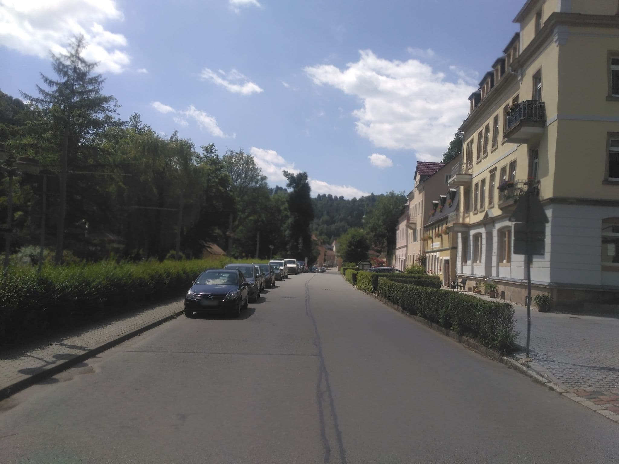 Street view near Ferienwohnung Villa Caggiati, Bad Schandau — © yiro (CC BY-SA · Mapillary)