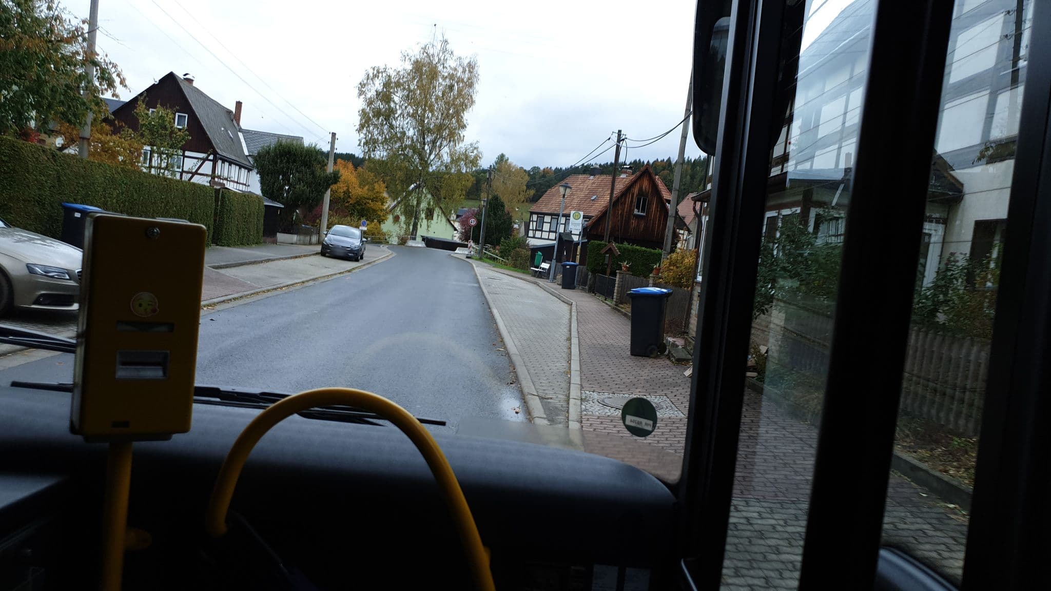 Street view near Hotel Deutsches Haus, Kurort Gohrisch — © jochenb (CC BY-SA · Mapillary)