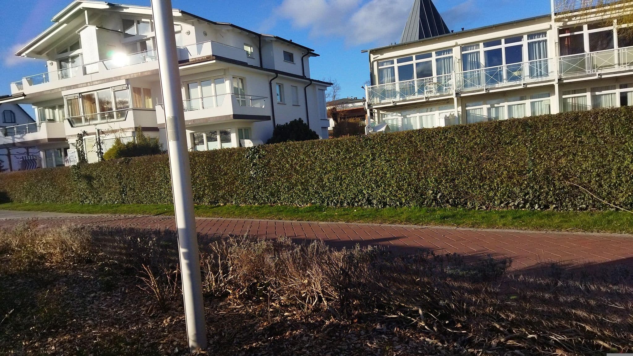 Street view near Villa Seerosen, Ostseebad Binz